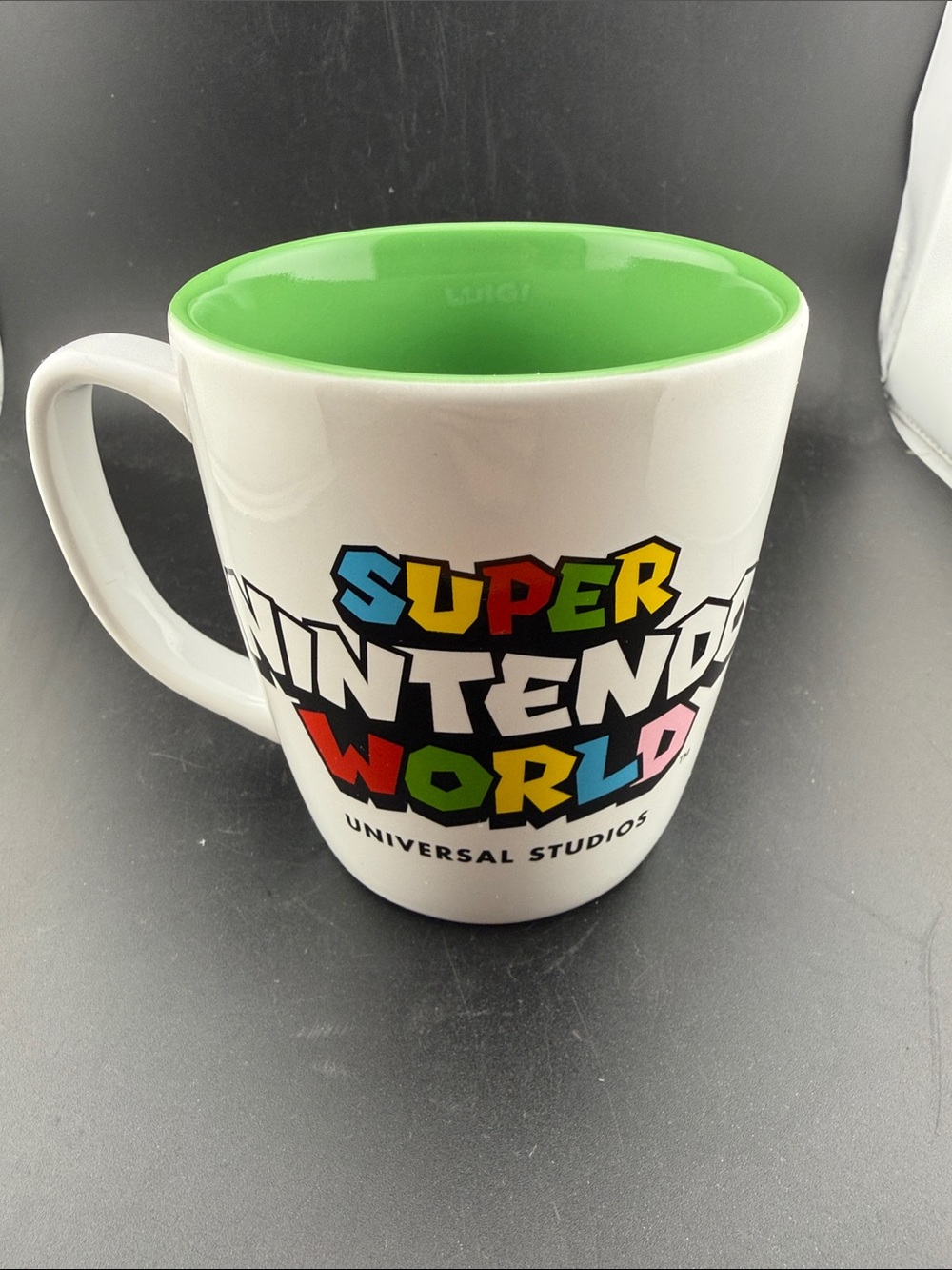 Nintendo World Super Luigi Character Mug Cup Mario Peach Yoshi - Picture 2 of 4